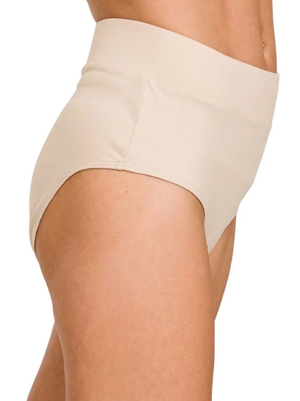 Zenana Buttery Soft High-Waisted Briefs – Sand Beige